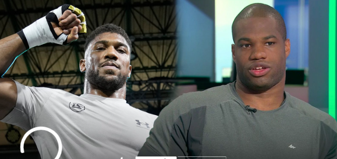 Anthony Joshua and Daniel Dubois