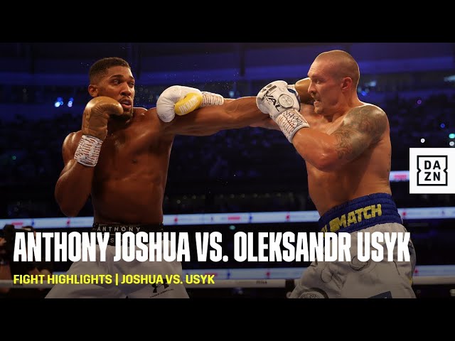 Oleksandr Usyk and Anthony Joshua 