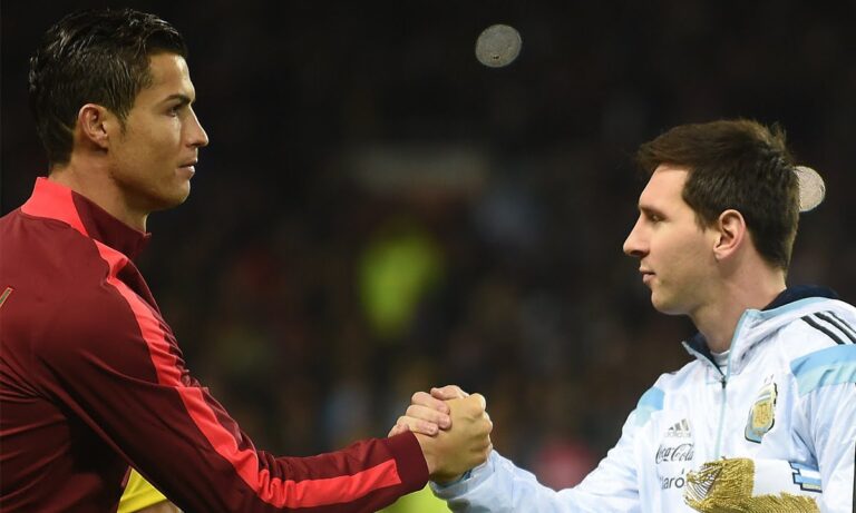 Lionel Messi and Cristiano Ronaldo