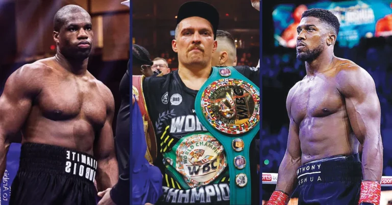 Oleksandr Usyk Daniel Dubois Anthony Joshua