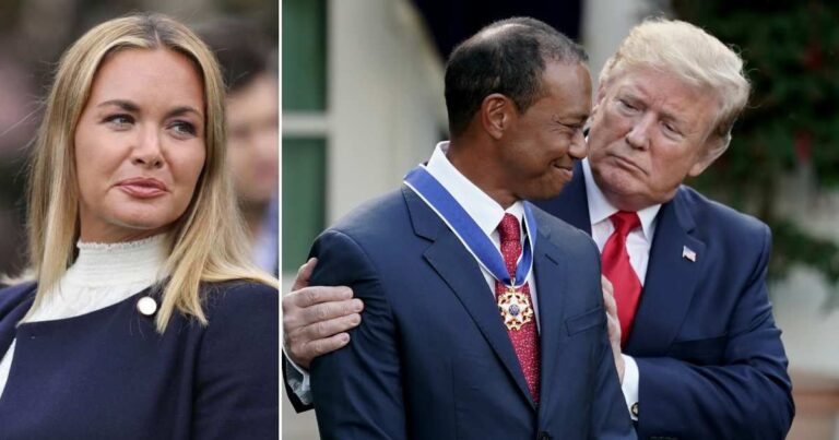 Tiger Woods Donald Trump Vanessa Trump